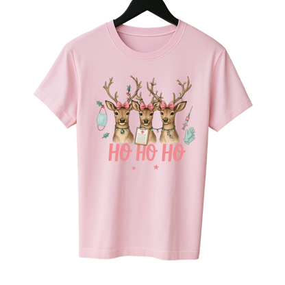 🦌💉 Ho Ho Ho Kerst Rendieren T-shirt 🎄✨