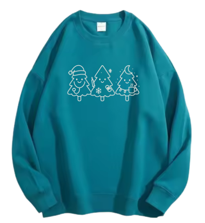 Witte Zorgboompjes sweater❄️