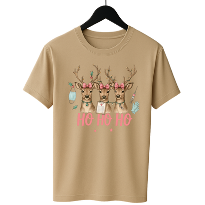 🦌💉 Ho Ho Ho Kerst Rendieren T-shirt 🎄✨