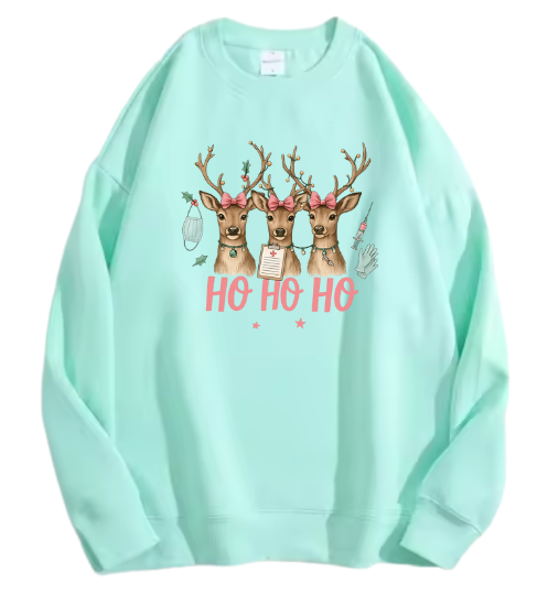 Ho ho Ho, Rendier roze Sweater!