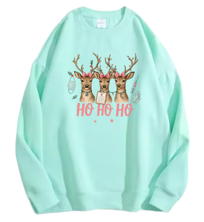 Ho ho Ho, Rendier roze Sweater!