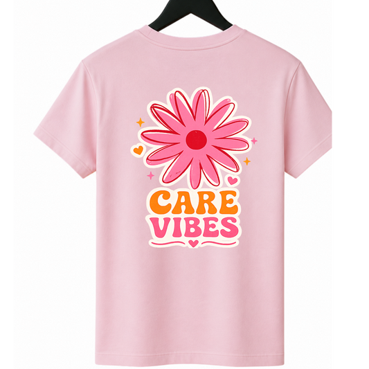 Care Vibes Flower Tee 🌸