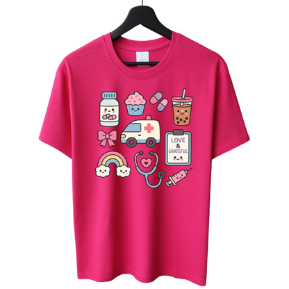 Cute Care Icons T-shirt