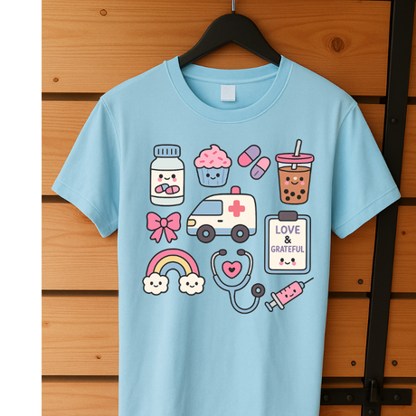 "Laat je kleding spreken voor de zorg die je elke dag met liefde geeft!"