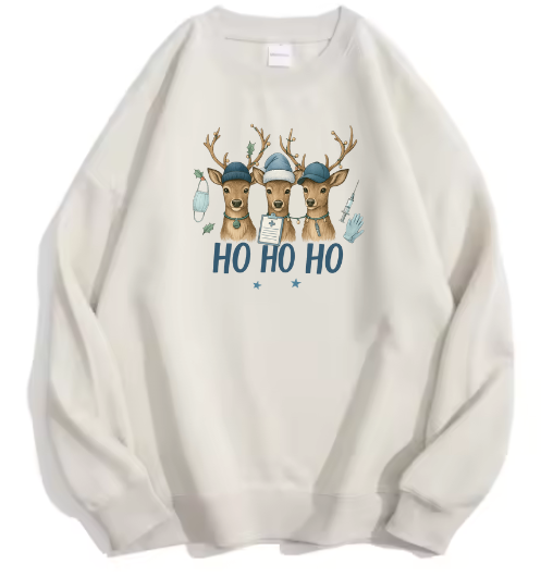 Ho ho ho, Rendieren blauw sweater!