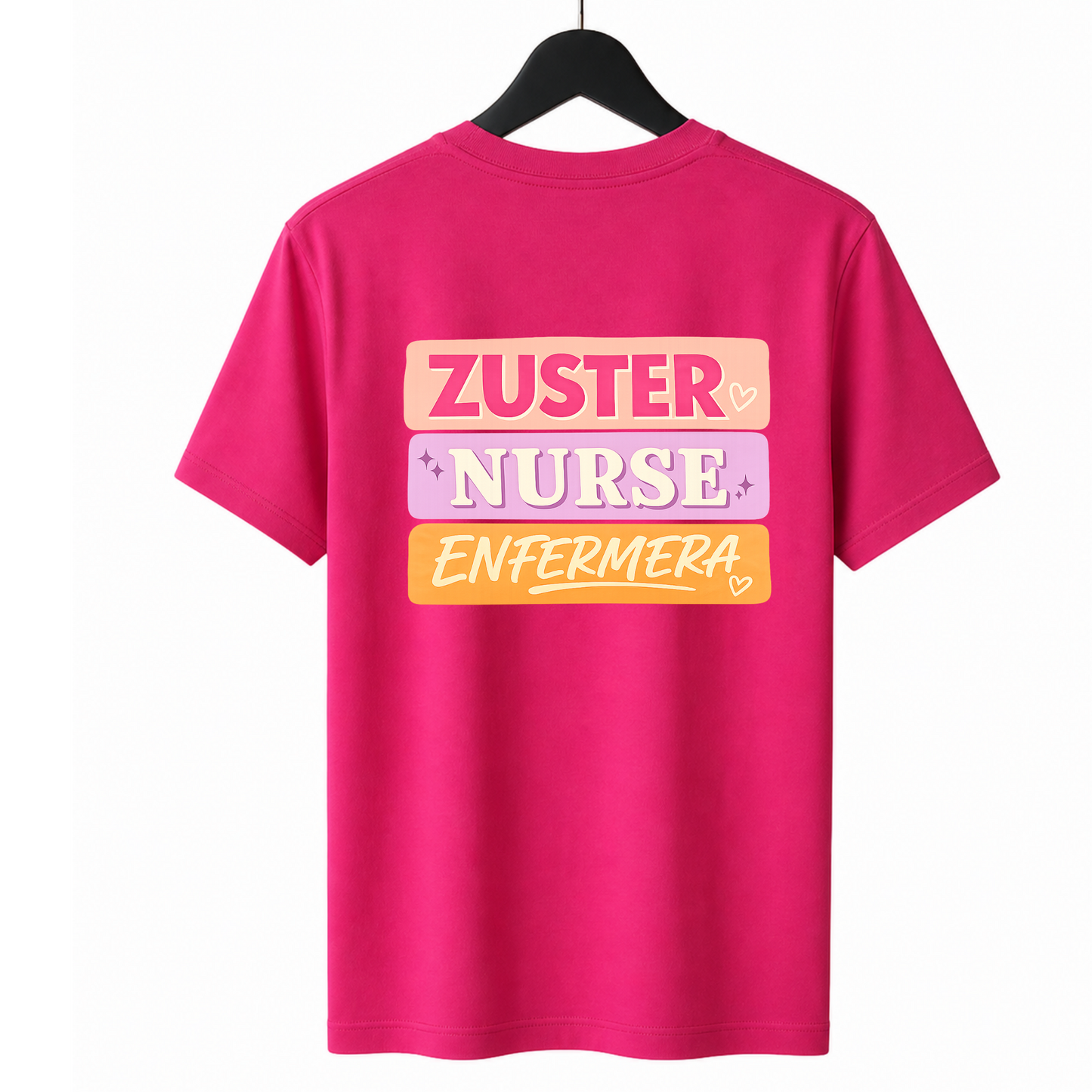 Zuster / Nurse / Enfermera – Zorg T-shirt 💕