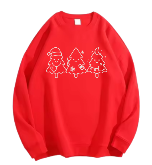 Witte Zorgboompjes sweater❄️