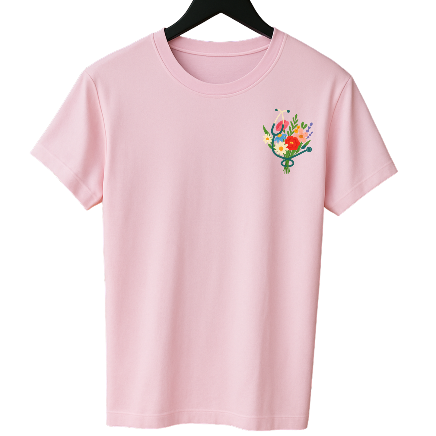 Bloemen bagde reel & T shirt