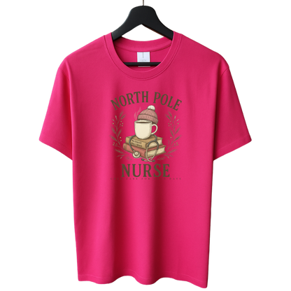 🧣 North Pole Nurse – Cozy Winter Care T-shirt ❄️