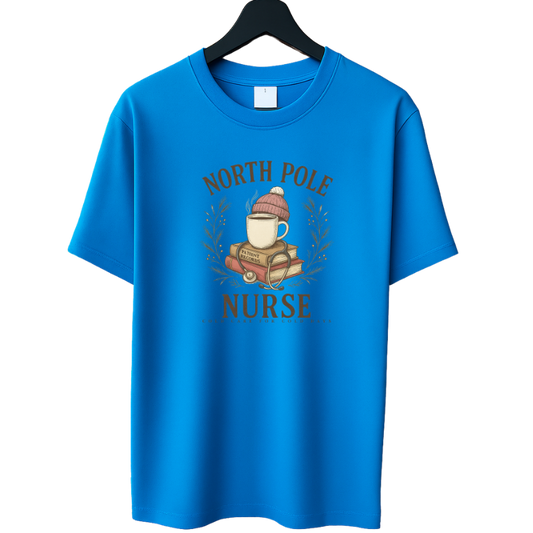🧣 North Pole Nurse – Cozy Winter Care T-shirt ❄️