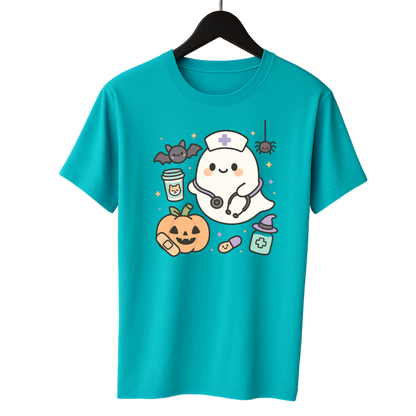 👻 Nurse Ghost Tee – Halloween Special