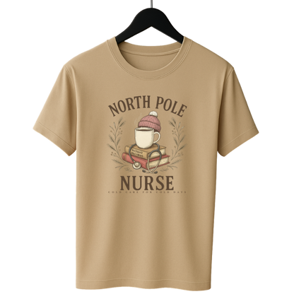 🧣 North Pole Nurse – Cozy Winter Care T-shirt ❄️