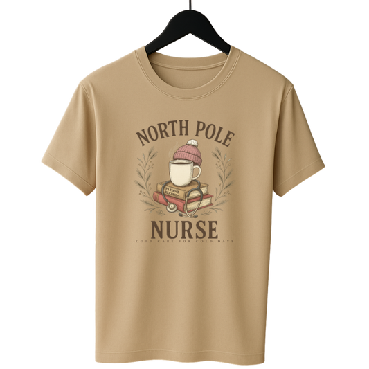 🧣 North Pole Nurse – Cozy Winter Care T-shirt ❄️