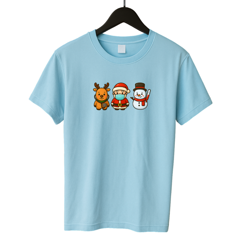 Nurse Christmas Trio – rendier, kerstman & sneeuwpop 🎄