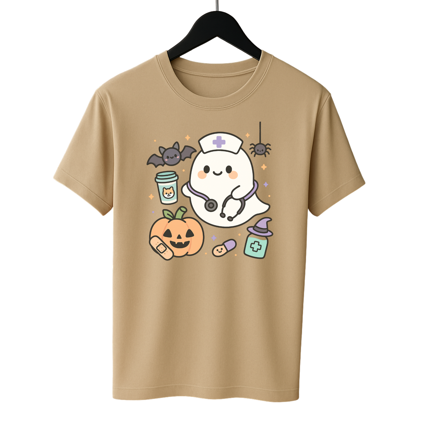 👻 Nurse Ghost Tee – Halloween Special